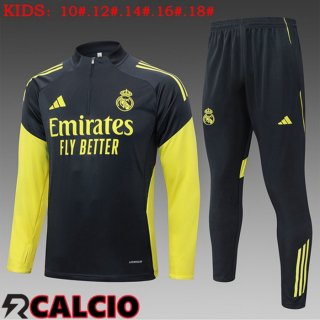 Insieme Tuta Calcio Real Madrid Bambino Grigio 2025/2026