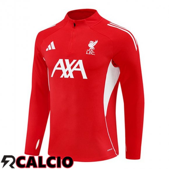 Felpa Allenamento FC Liverpool Rosso 2025/2026