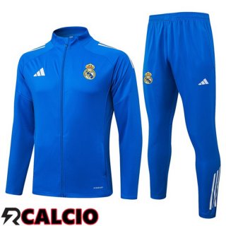 Insieme Tuta Calcio - Giacca Real Madrid Blu 2025/2026