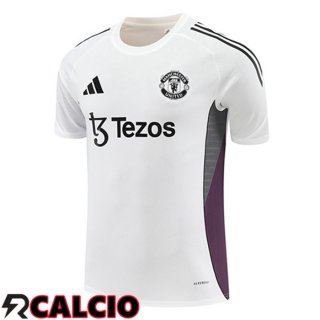 T Shirt Allenamento Manchester United Bianco 2025/2026