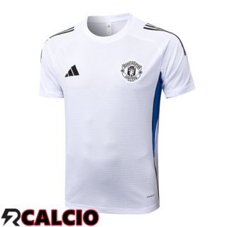 T Shirt Allenamento Manchester United Bianco 2025/2026