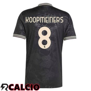 Terza Maglia Juventus (KOOPMEINERS 8) Nero 2025/2026
