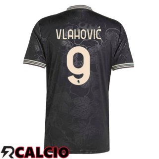 Terza Maglia Juventus (VLAHOVIĆ 9) Nero 2025/2026