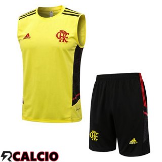 Canotta Calcio Flamengo + Shorts Giallo 2022/2023