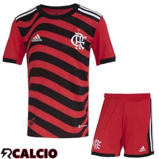 Terza Maglia Flamengo Bambino Rosso 2022/2023