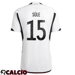 Prima Maglia Germania (SULE 15) Nero Bianco Coppa del Mondo 2022