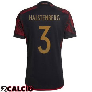 Seconda Maglia Germania (HALSTENBERG 3) Nero Coppa del Mondo 2022