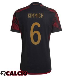 Seconda Maglia Germania (KIMMICH 6) Nero Coppa del Mondo 2022