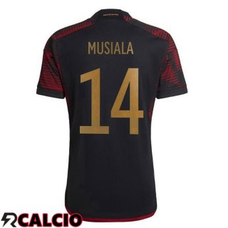 Seconda Maglia Germania (MUSIALA 14) Nero Coppa del Mondo 2022