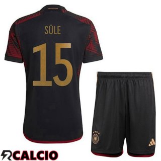 Seconda Maglia Germania (SULE 15) Bambino Nero Coppa del Mondo 2022