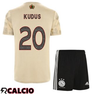 Terza Maglia AFC Ajax (Kudus 20) Bambino Marrone 2022/2023