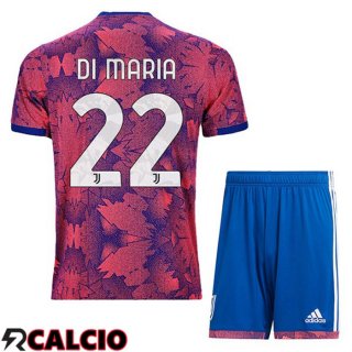 Seconda Maglia Juventus (DI MARIA 22) Bambino Rosa 2022/2023