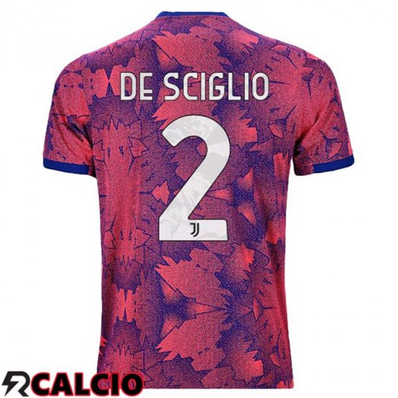 Seconda Maglia Juventus (DE SCIGLIO 2) Rosa 2022/2023  Seconda Maglia Juventus (DE SCIGLIO 2) Rosa 2022/2023