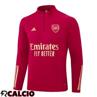 Felpa Allenamento Arsenal Rosso 2023/2024