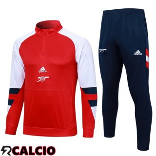 Insieme Tuta Calcio Arsenal Rosso Bianco 2023/2024