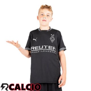Terza Maglia Monchengladbach Bambino Nero 2024/2025