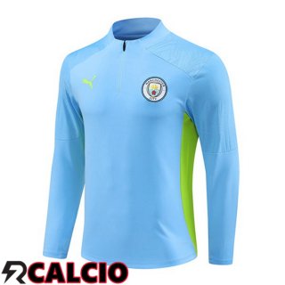 Felpa Allenamento Manchester City Blu 2024/2025