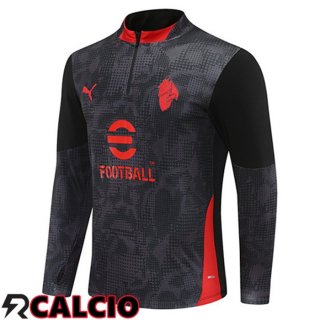 Felpa Allenamento AC Milan Nero 2025/2026