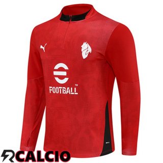 Felpa Allenamento AC Milan Rosso 2025/2026