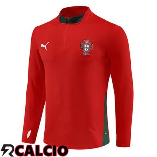 Felpa Allenamento Portogallo Rosso 2025/2026