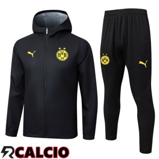 Tuta Calcio - Giacca A Vento Dortmund BVB Nero 2025/2026