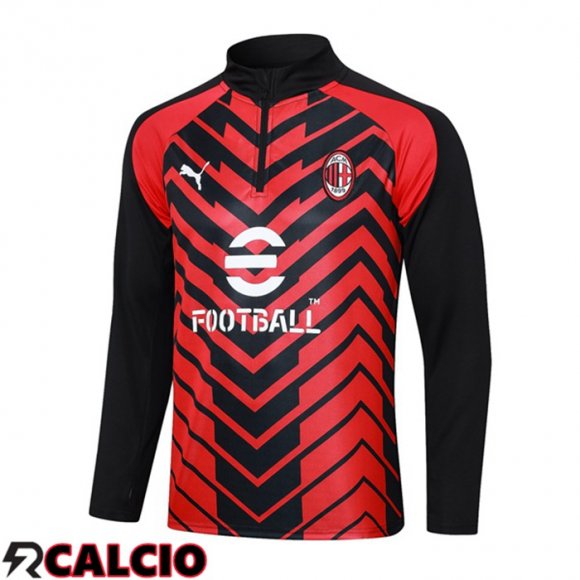 Felpa Allenamento AC Milan Rosso 2023/2024