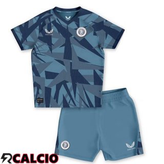 Terza Maglia Aston Villa Bambino Blu 2023/2024