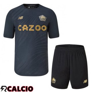 Terza Maglia Lille OSC Bambino Nero 2022/2023