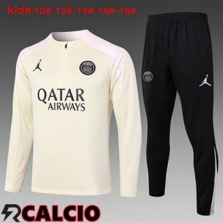 Insieme Tuta Calcio Paris PSG Bambino Giallo 2024/2025