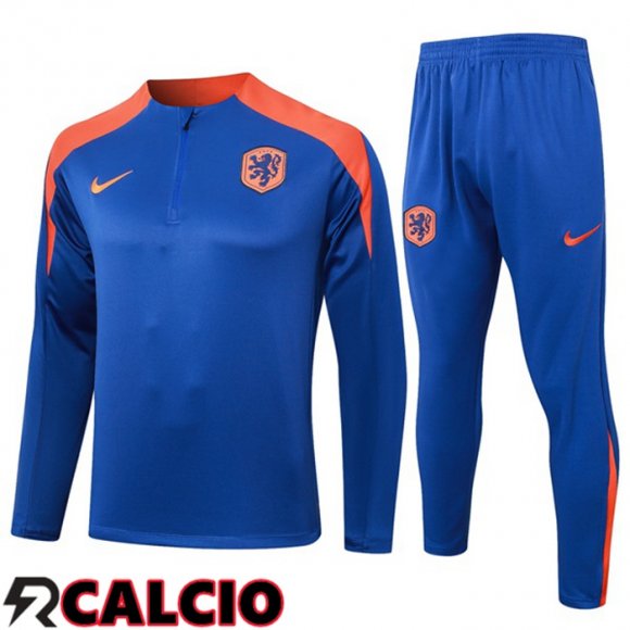 Insieme Tuta Calcio Paesi Bassi Blu 2024/2025