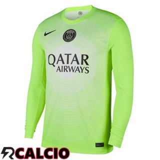 Maglia Paris PSG Portiere Manica Lunga Verde 2025/2026
