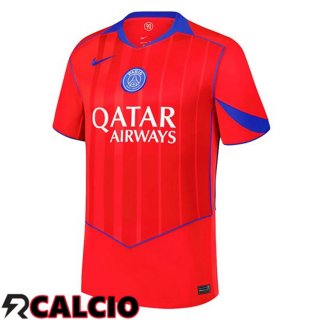 Terza Maglia Paris PSG Rosso 2025/2026