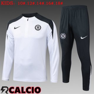 Insieme Tuta Calcio FC Chelsea Bambino Bianco 2025/2026