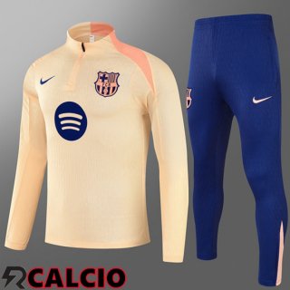 Insieme Tuta Calcio FC Barcellona Bambino Giallo 2025/2026