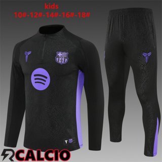 Insieme Tuta Calcio FC Barcellona Bambino Nero 2025/2026