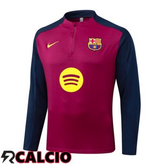 Felpa Allenamento FC Barcellona Rosso Blu Reale 2025/2026
