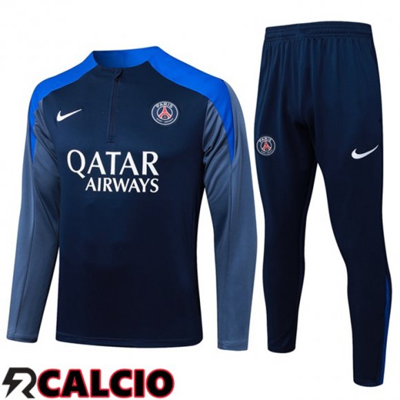 Insieme Tuta Calcio Paris PSG Blu Reale 2025/2026