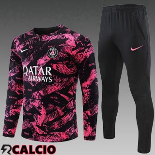 Tuta Calcio Paris PSG Bambino Rosa Nero 2022/2023