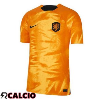Prima Maglia Paesi Bassi Giallo Coppa del Mondo 2022