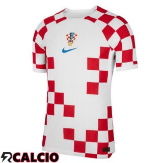Prima Maglia Croazia Bianco Rosso Coppa del Mondo 2022
