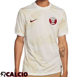 Seconda Maglia Qatar Bianco Coppa del Mondo 2022