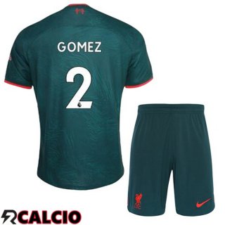 Terza Maglia FC Liverpool (GOMEZ 2) Bambino Verde 2022/2023