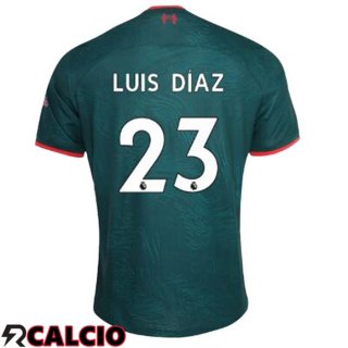 Terza Maglia FC Liverpool (LUIS DÍAZ 23) Verde 2022/2023