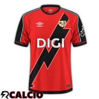 Seconda Maglia Rayo Vallecano Rosso Nero 2025/2026