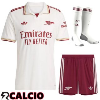 Terza Insieme Maglia Arsenal (Pantaloncini + Calzini) 2025/2026