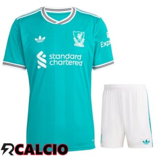 Terza Insieme Maglia Liverpool + Pantaloncini 2025/2026
