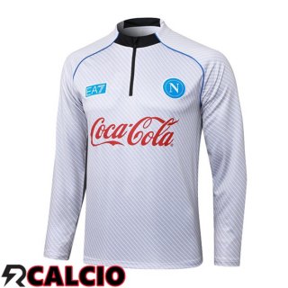 Felpa Allenamento SSC Napoli Bianco 2025/2026