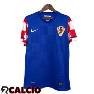Seconda Maglia Croazia Retro Blu 2010