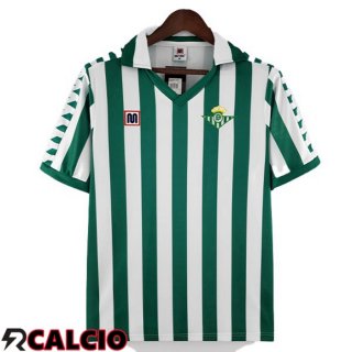 Prima Maglia Storica Real Betis Retro Verde Bianco 1982-1985