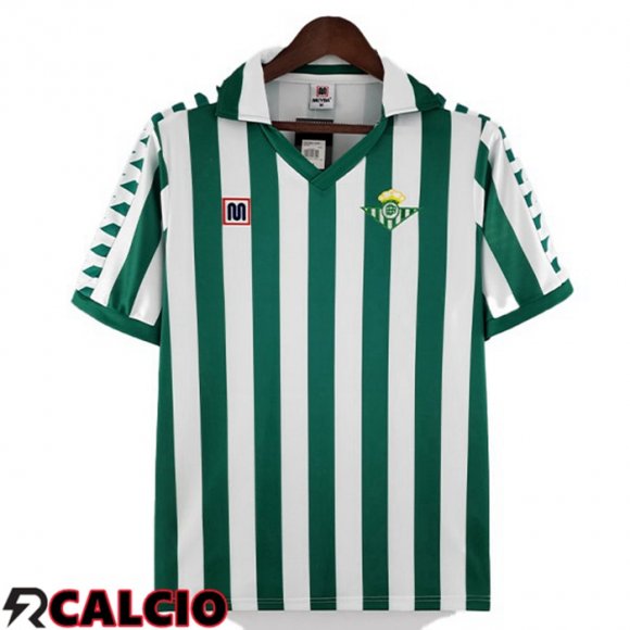 Prima Maglia Storica Real Betis Retro Verde Bianco 1982-1985